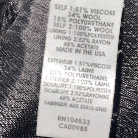 Nanette Lapore Moto Style Jacket in Royal Purple Wool and Polyurethane Body - Picture 14 of 14